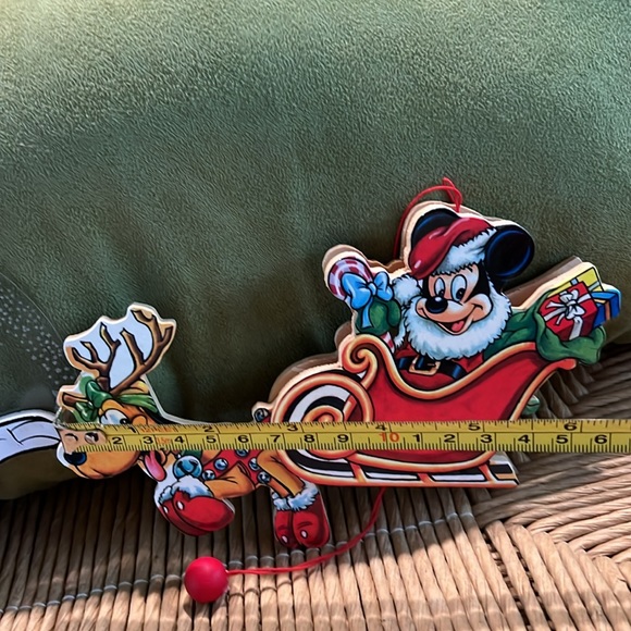 Bundle of 2 Vintage 1988 Disney Wooden Ornaments VGC SFH - Picture 5 of 9